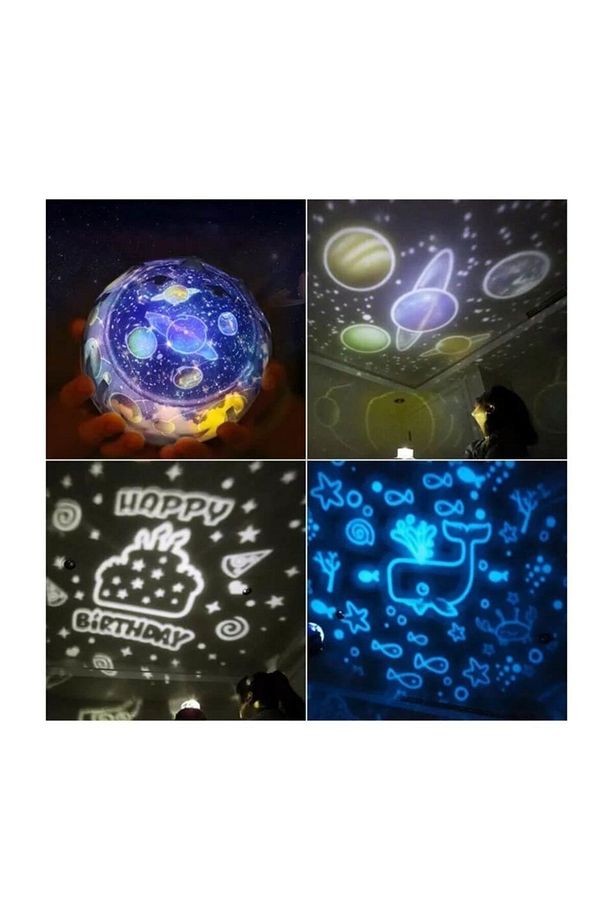 Diamond Projektör Gece Lambası Değişebilen 5 Farklı Model - 2