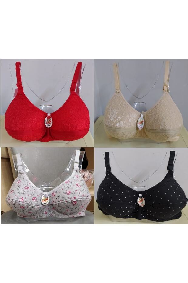 Women's Wireless Bra (90b-95b) Set of 4