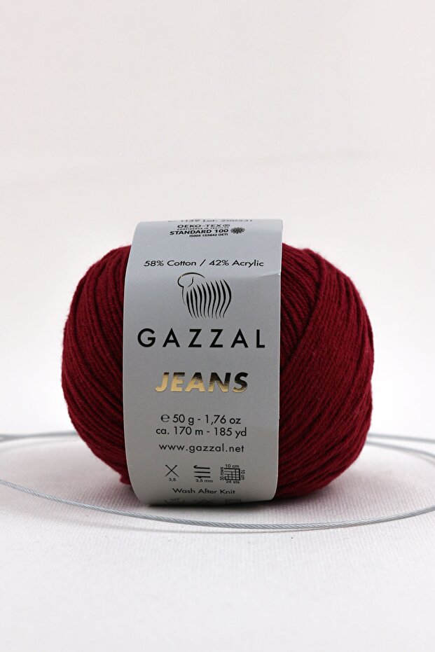 Jeans 50 Gr Amigurumi Punch Hand Knitting Yarn Taka Yarn (1139 Jns)