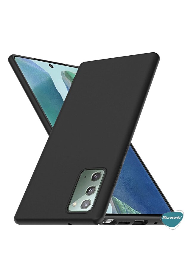 Matte Silicone Samsung Galaxy Note 20 Kılıf Gold - 3