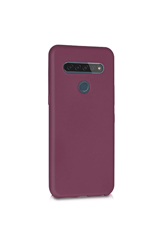 Matte Silicone Lg K61 Kılıf Mor - 2