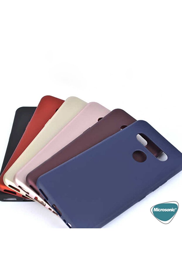 Matte Silicone Lg K61 Kılıf Mor - 5