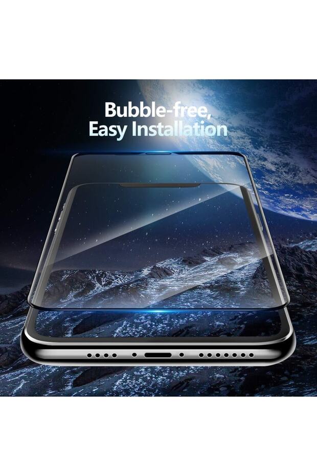 Iphone 11 (6.1'') Tam Kaplayan Temperli Cam Microsonic Ekran Koruyucu Siyah - 3