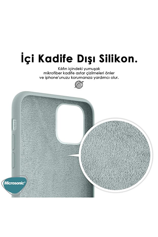 Iphone Se 2020 Kılıf Liquid Lansman Silikon Siyah - 3