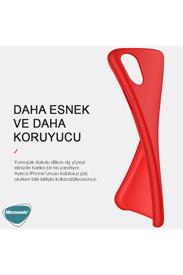 Iphone Se 2020 Kılıf Liquid Lansman Silikon Siyah - 4