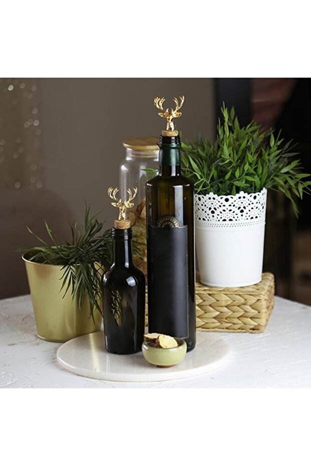 Altın Geyik 2'li Mantar Tıpa - 1