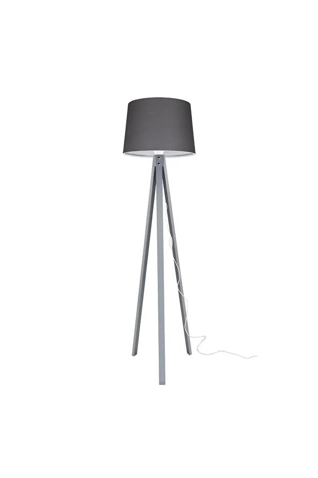 Modelight Deko Lambader Gri Ayak / Füme Şapka - 1