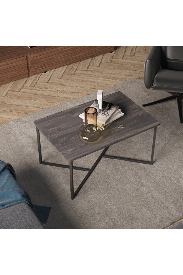 Retohome Çapraz Tuvalo Orta Sehpa - 3