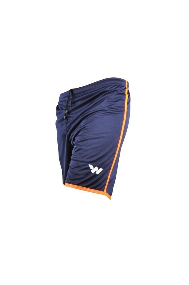 Lacivert Turuncu Polyester Erkek Spor Şort - 3