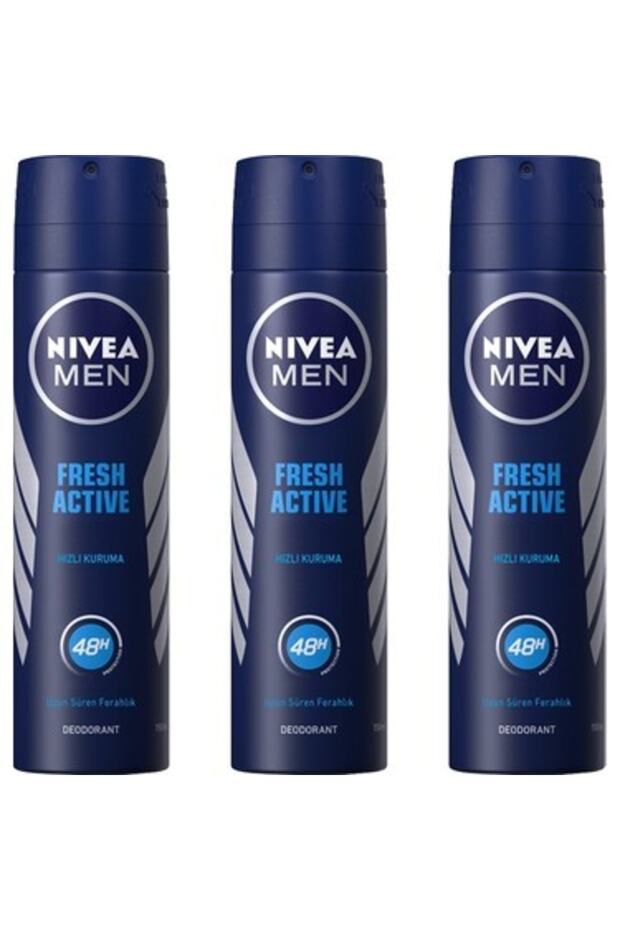 Fresh Active 48 Saatlik Deodarant 150 ml X 3 Adet