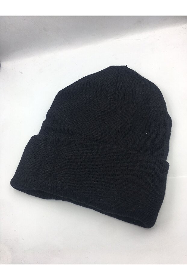 Black Men's Beanie Hat Winter