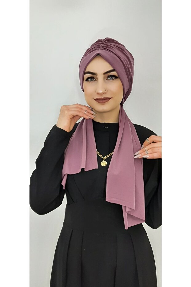 تصميم شال بونيه لون لافندر