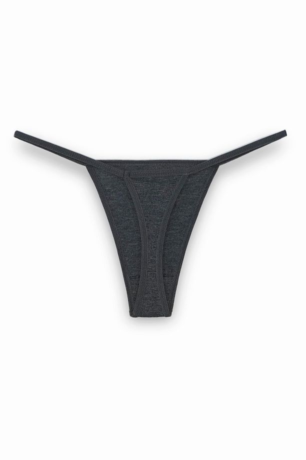 String Tanga Külot Soft Lastik Yumuşak Penye - 4