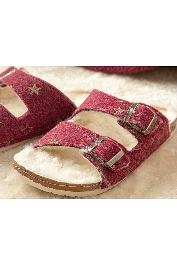 Glam Stars Keçe Kadın Ev Terliği - 2