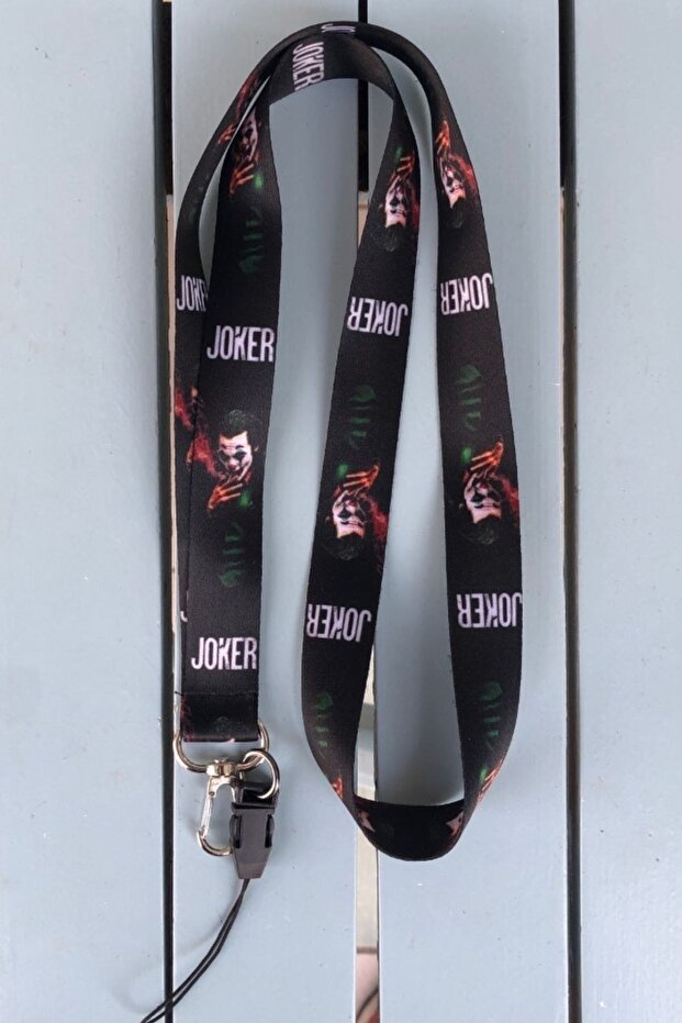 Movie Joker Neck Hanging Card Holder