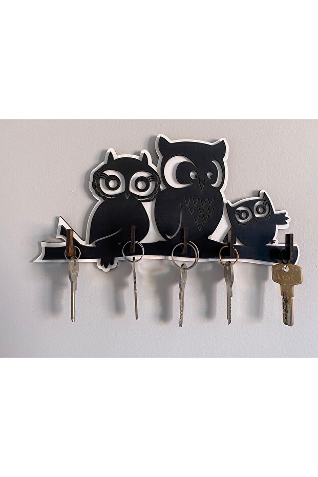 Baykuş Desenli Askılık - 3