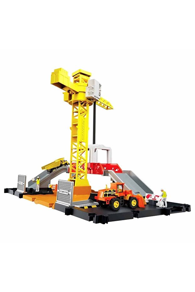 Aksiyon Sürücüleri Oyun Seti Gvy82 - Construction Site - 2