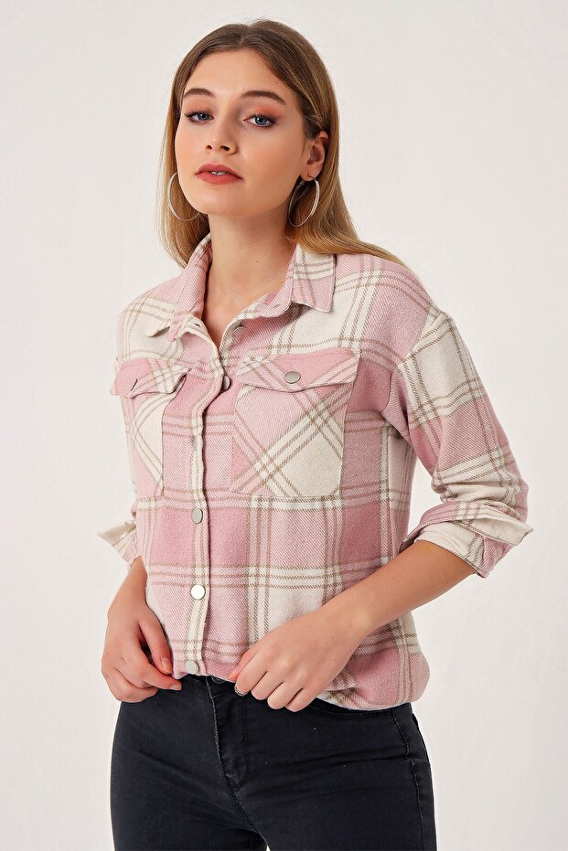 Kadın Pembe Gömlek - 2