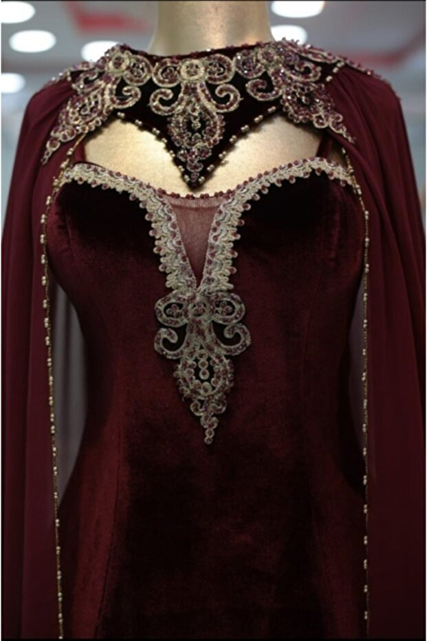 Pelerinli Abiye Bindallı - 2