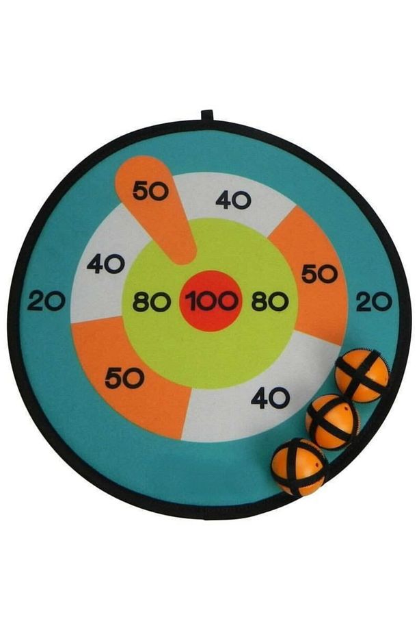 Dart Yapışkanlı Dart Tahtası + 3 Adet Top - 1