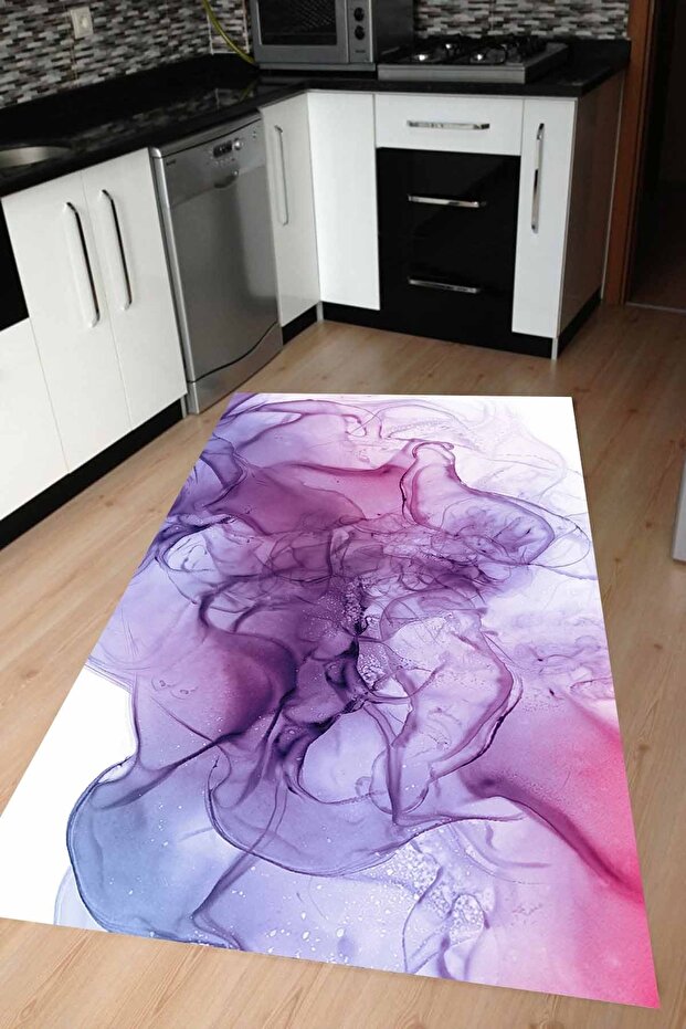 Renklerin Dansi Desenli Dijital Baski Hali-mnh1032 - 1