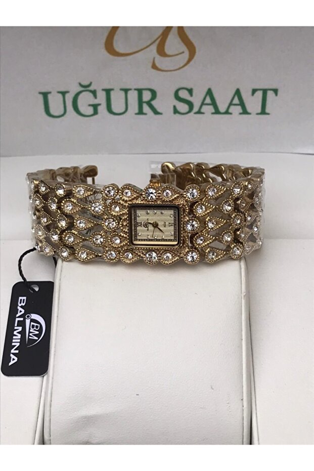 Damla Modeli Taşlı Bayan Saati - 2