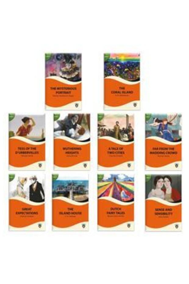 English Stage 3 10 Books (With Practice and Dictionary Addition)
