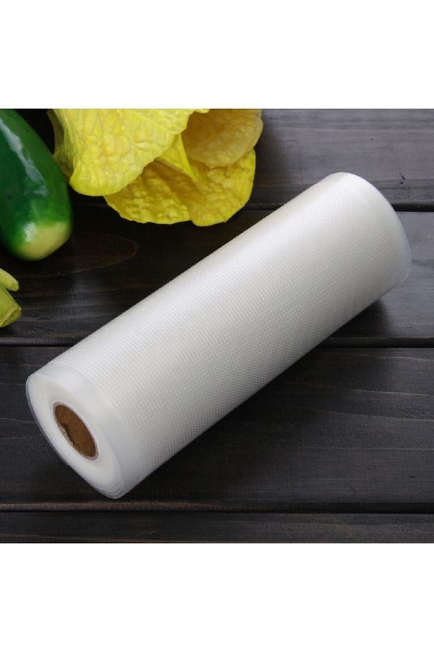 Tırtıklı Rulo Vakum Poşeti 10 Metre X 20 Santim - Çift Yüzeyi Gofrajlı - 1