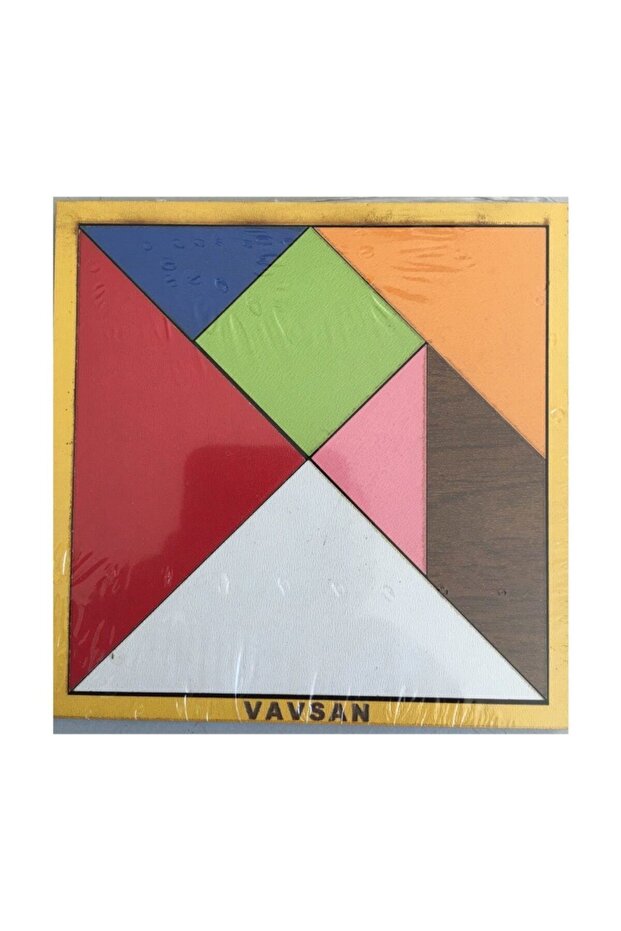 Ahşap Tangram 7 Parça Yerli Üretim - 2