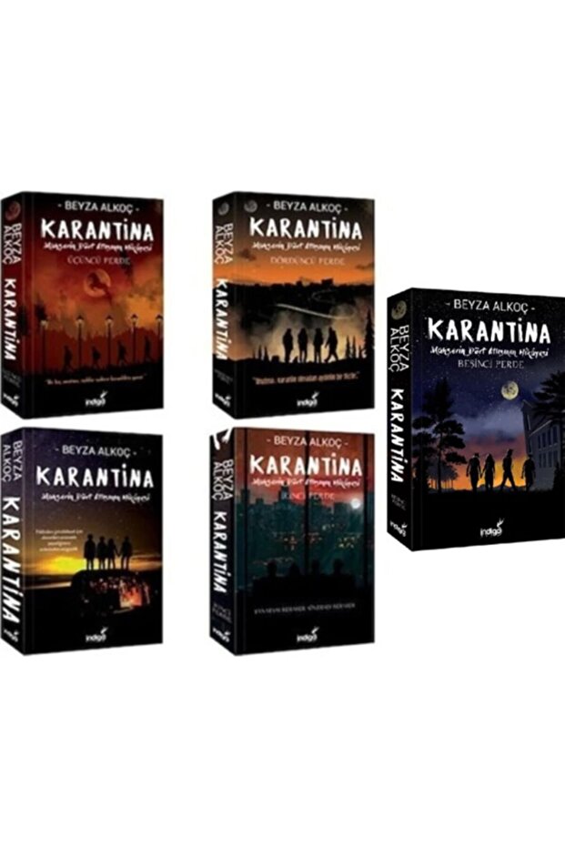 Karantina Serisi 5 Kitap Ciltsiz Set Beyza Alkoç