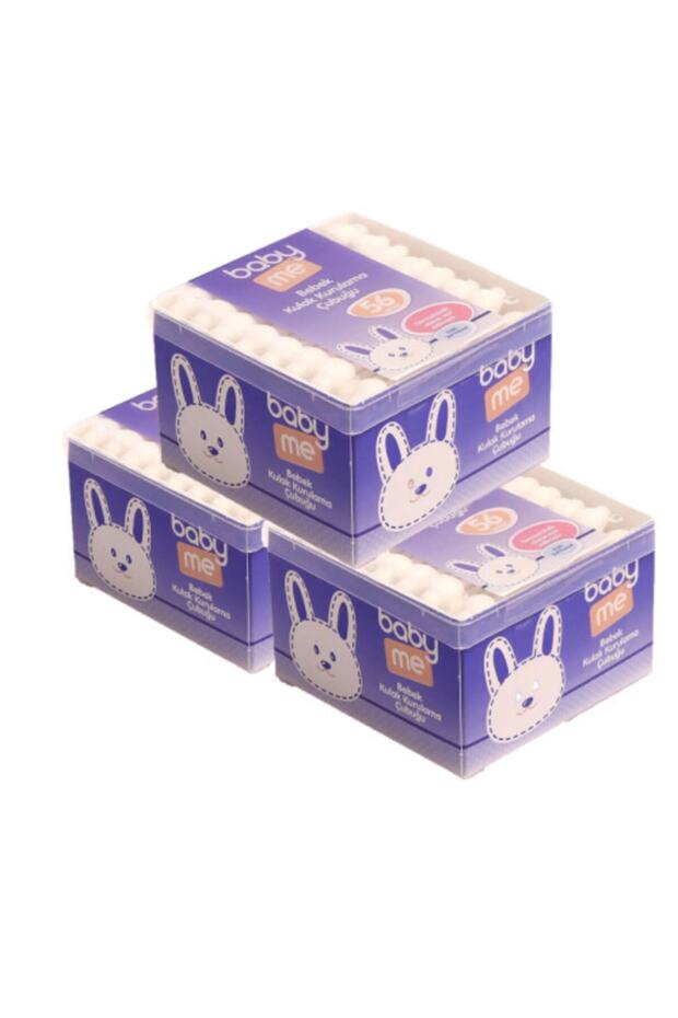Baby Care 100% Pure Cotton Ear Drying Cleaning Sticks 168 Pieces