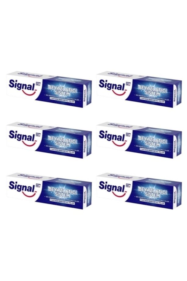 Beyazlatıcı System Diş Macunu 50ml X 6 Adet - 1