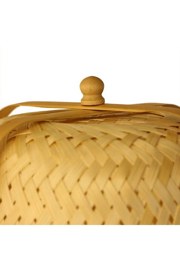 Manolya 25x35 Cm. Dekoratif Bambu Masa Lambası - 2