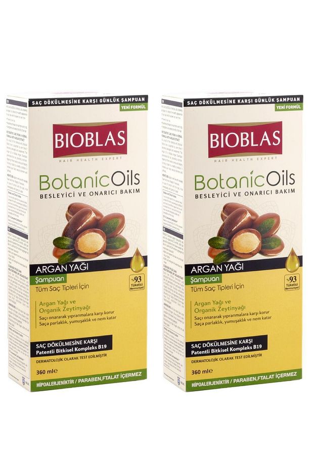 Şampuan 360 Ml Botanic Oils Argan X 2 Adet - 1