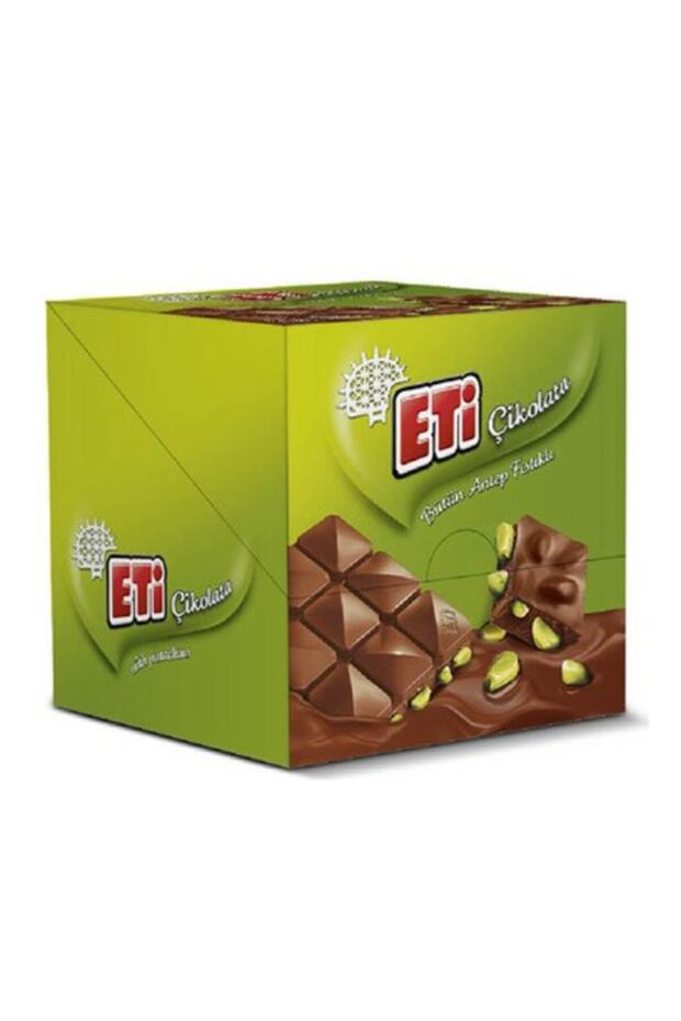 Çikolata Antep Fıstıklı Kare (6 Adet) - 1