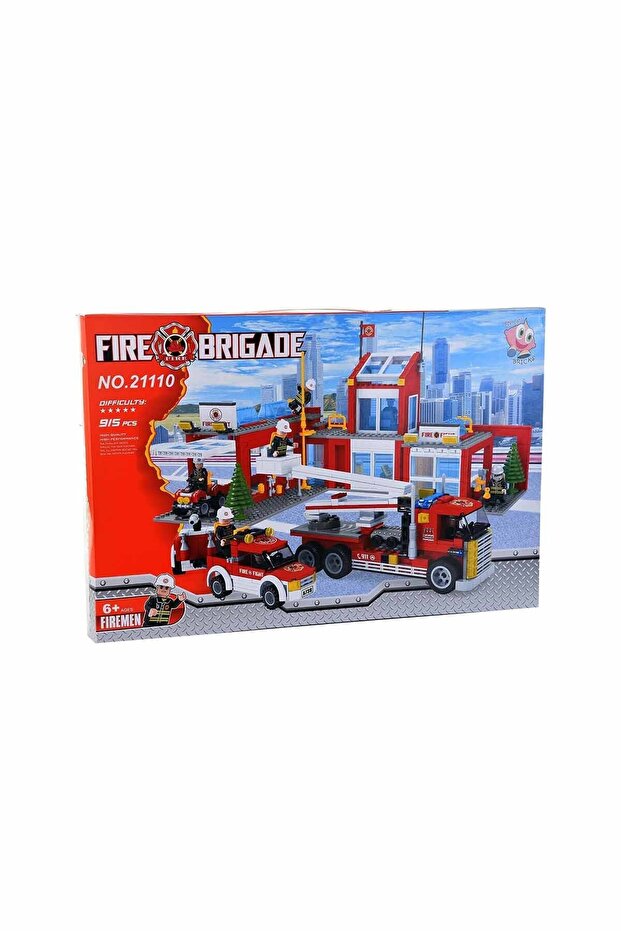Bircan Bricks 915 Parça Itfaiye Seti Yapı Oyuncak - 3
