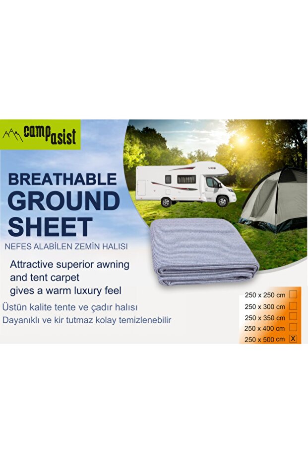 Karavan / Kamp Hasırı 4mt - 5