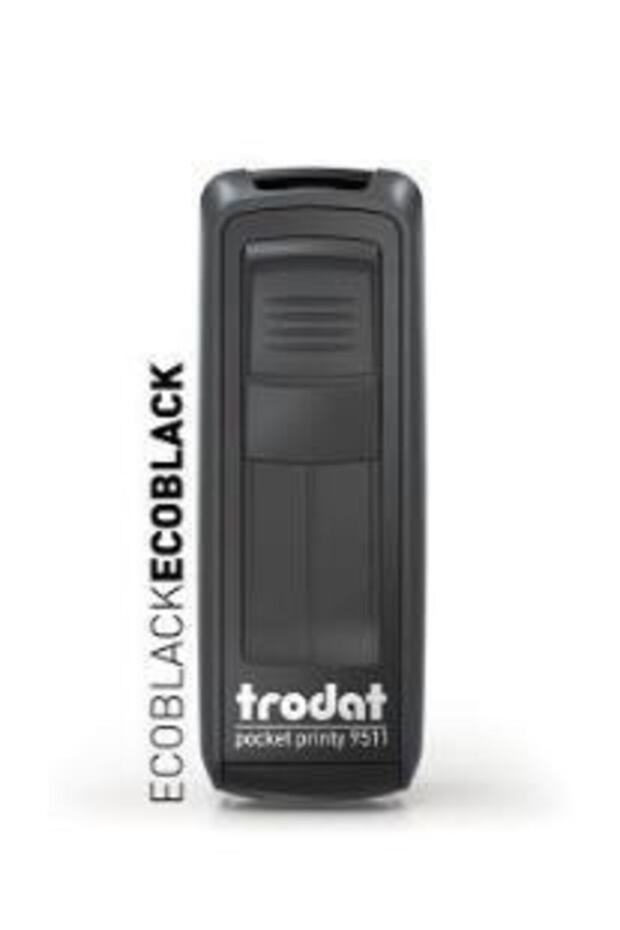 Pocket Stamp P4 38X14 mm Black, Blue Felt 9511 195111020