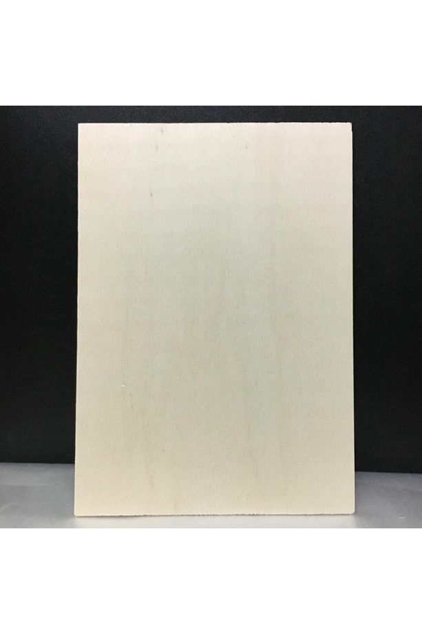 - Kavak Kontraplak - 3 Adet 4 Mm A4 Boyutu (maket , Naht , Iki Yüzü Budaksız Pürüzsüz) - 1