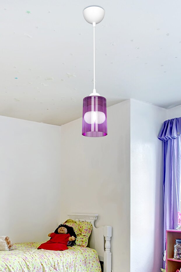 Fuşya Optik Promo Sarkıt - Çift Ampul Görünümlü - 1