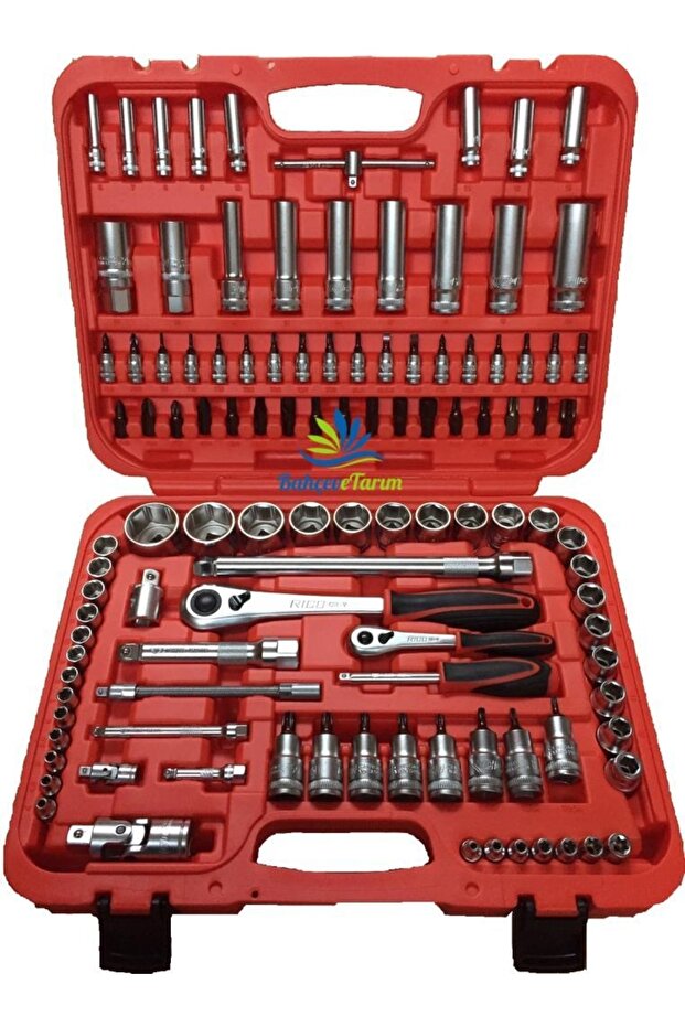 Lokma Takımı 110 Parça 1/2"-1/4" 6 Köşe (lokma Set) - 1