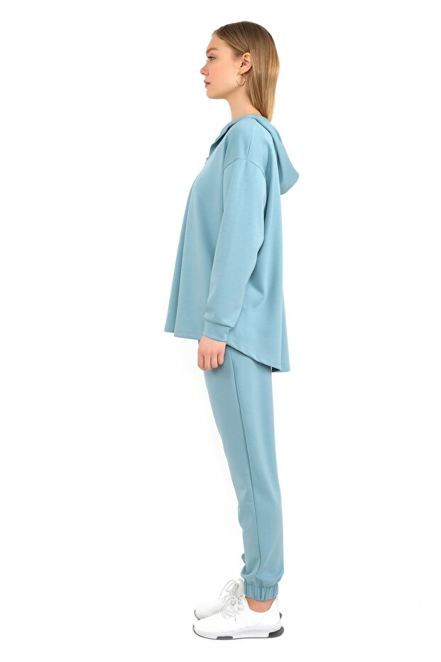 Scuba Oversize Comfort Kapüşonlu Sweatshirt - 4