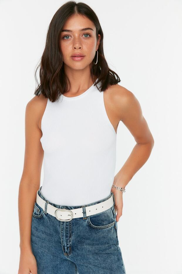 Ekru Fitilli Bluz TWOSS21BZ0090 - 1