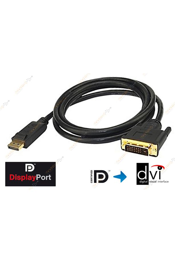 Displayport To Dvi Çevirici Kablo - Dp To Dvi 3m - 2