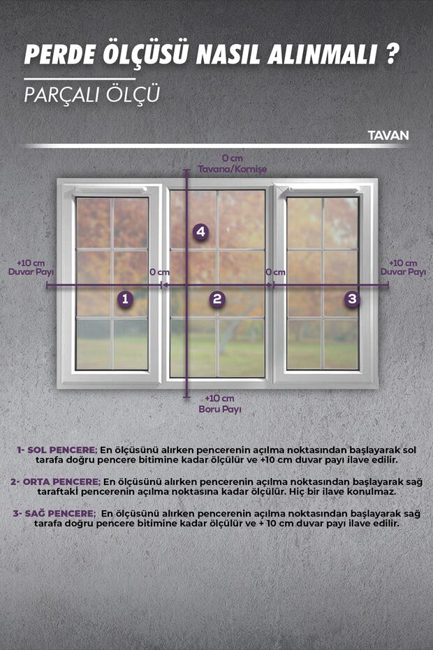 Gri Bambu Zebra Perde Kırçıllı - 5