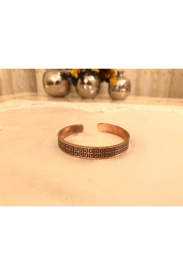 Pure Copper Bracelet Motif Fits All Wrists Unisex