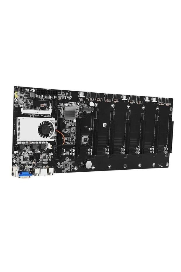 Btc-t37+ Pro Mining Anakart 8 Gpu 1600 Mhz Ddr3 Atx 8'li Ekran Kartı Desteği - 3