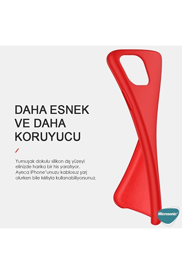 Apple Iphone 13 Kılıf Liquid Lansman Silikon Gri - 4