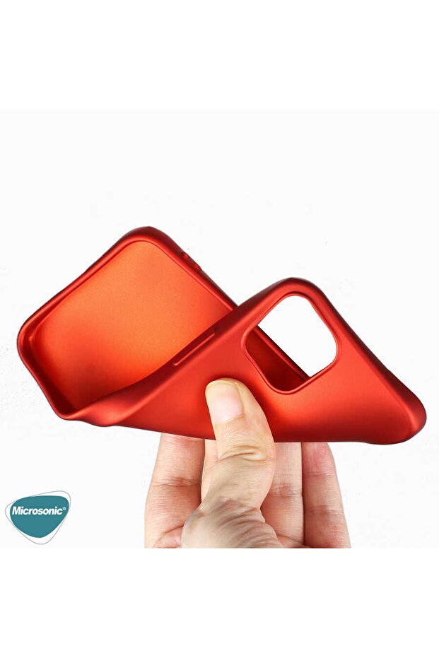 Matte Silicone Iphone 12 Mini Kılıf Mor - 3