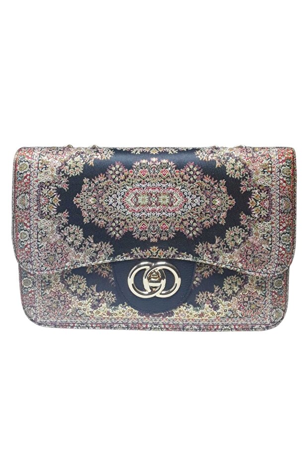 Woven Carpet Patterned Large Size Authentic Bag